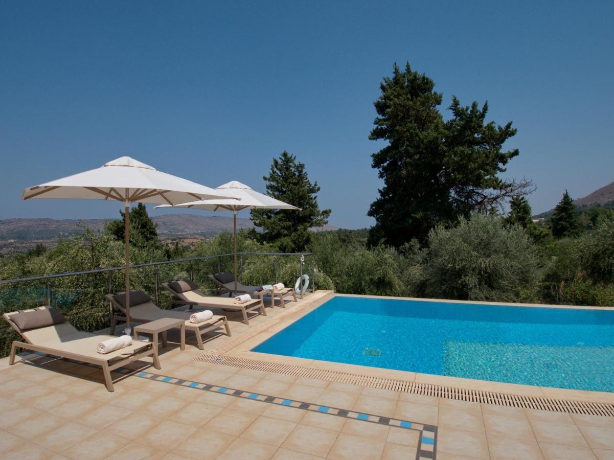 Villa Olivia With Pool Vrises Crete Alikampos ภายนอก รูปภาพ