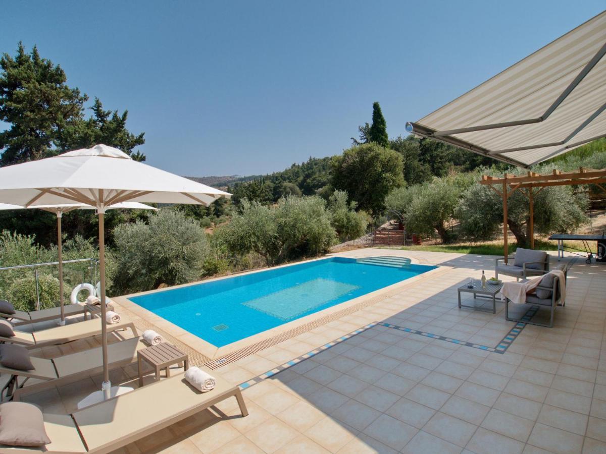 Villa Olivia With Pool Vrises Crete Alikampos ภายนอก รูปภาพ